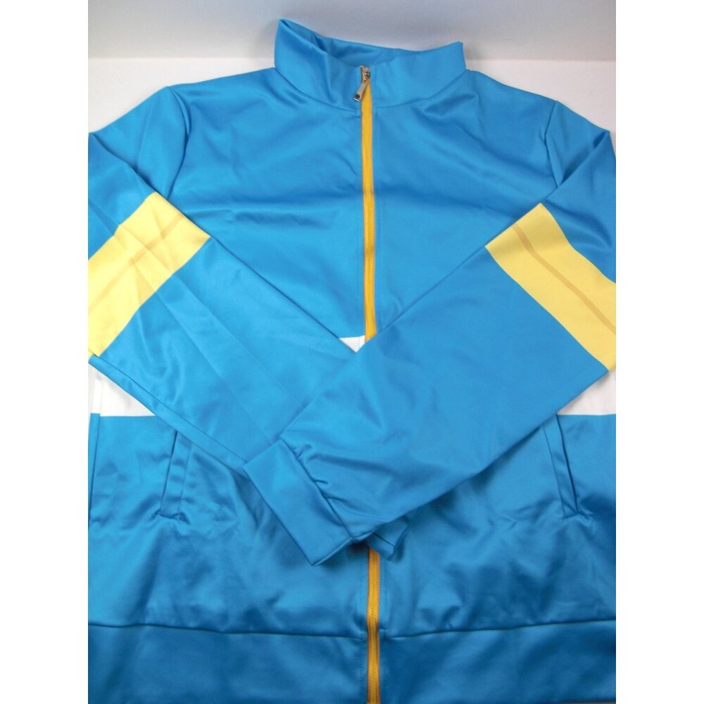 Men's Blue Performance Lightweight Sports Athletic Jacket Size 2XL Full Zip